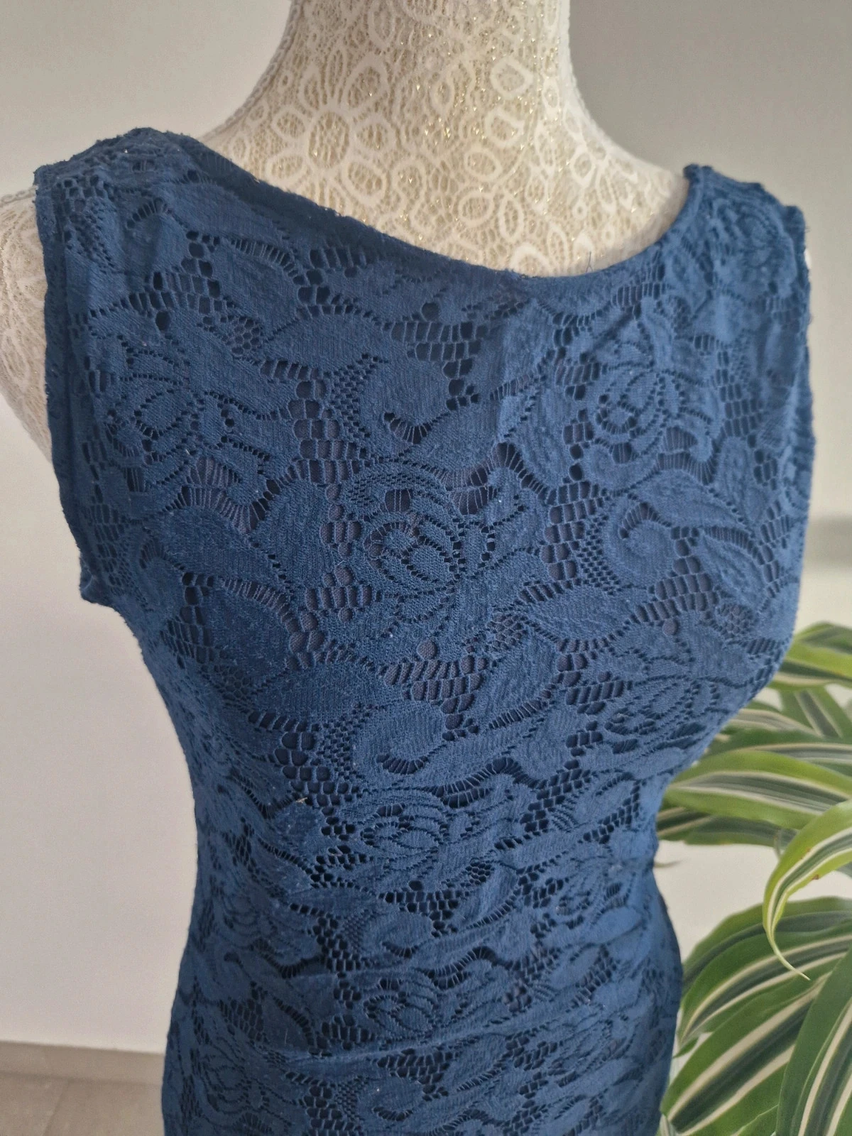 Pretty blue lace floral dress - S - Jennyfer – photo 2